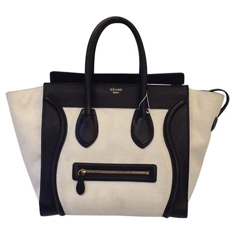 celine paris tasche schwarz weiß|celine handtasche online shop.